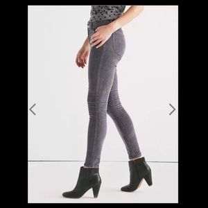 Grey Lucky velvet pants